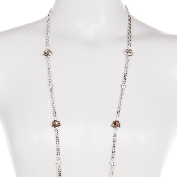 Givenchy Crystal/Chain Necklace - Picture 2 of 5